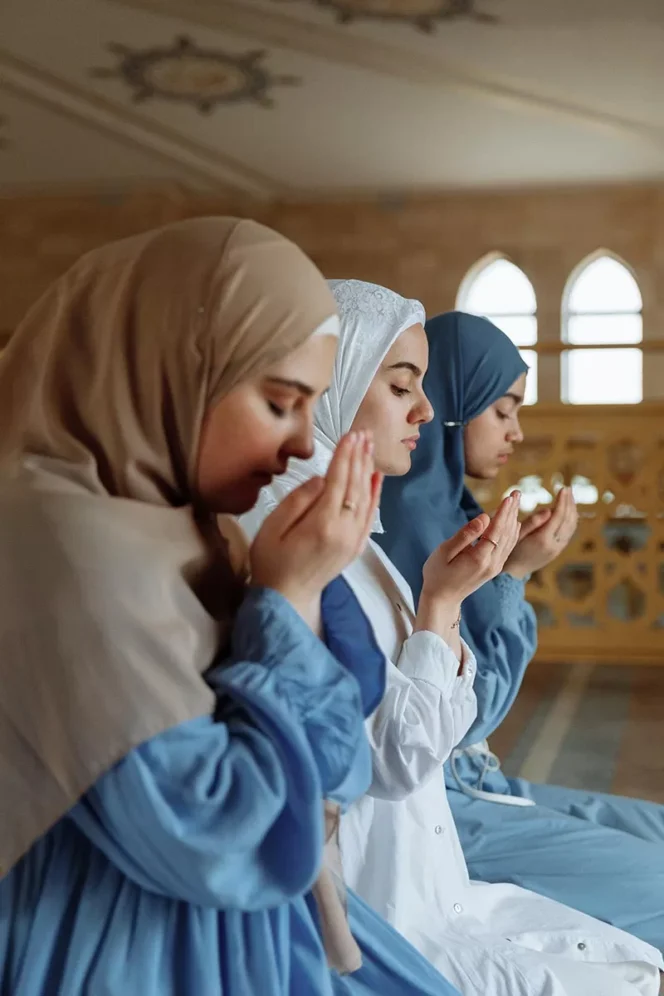 They spend more time reading the Quran, attending prayer services, and performing acts of charity.